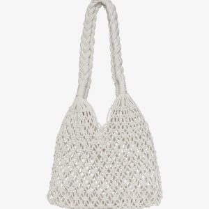 Ivy macrame tote bag white – Sissel Edelbo