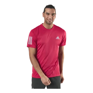 Club 3 Stripes Tee Pink