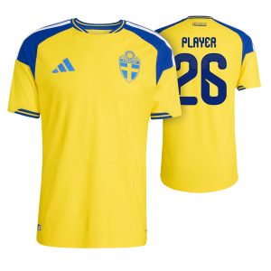 Sverige Matchtröja Authentic Hemma 26 Herr Adidas