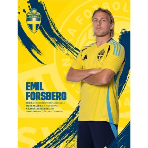 Poster 30x40cm Emil Forsberg