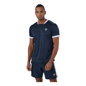Club Tech T-shirt Navy/white