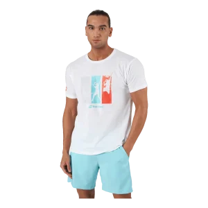 T-shirt Padel Cotton White