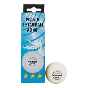 Yasaka Xxx Ab 40+ 3-pack White