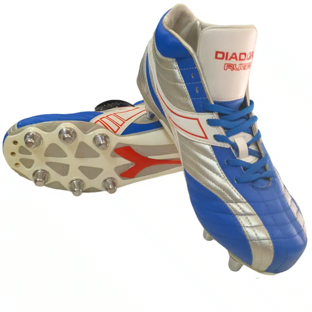 Rugbyskor Diadora High SC8, Vit/Blå , strl 46 - Bild 2