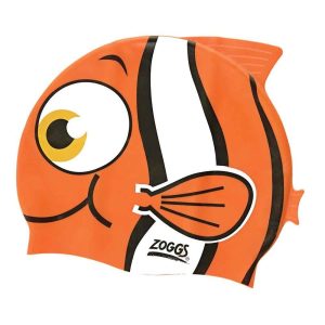Zoggs Badmössa Silikon Junior – Clownfisk Orange